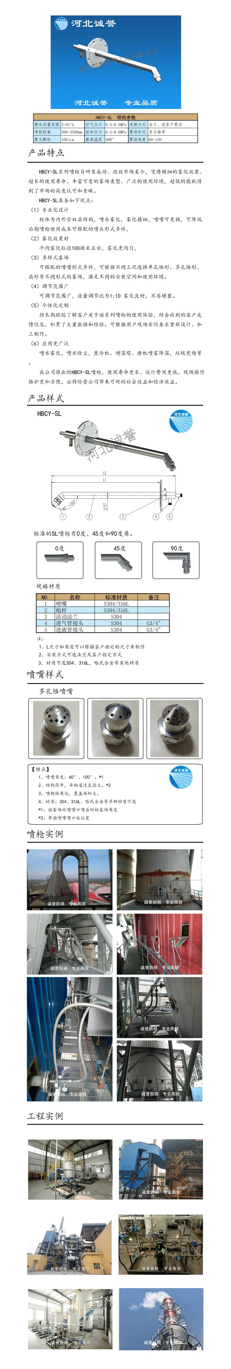 廢液噴槍、保護(hù)套、噴槍參數(shù)、材質(zhì)尺寸、流量分布圖、扇形空心錐俯視圖介紹以及廢液噴槍霧化視頻展示和工程案例介紹